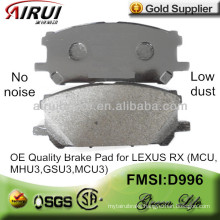 D996 Top-quality semi-metallic brake pad
